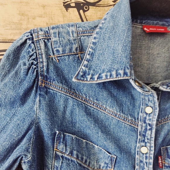 Levi’s Western Tailored Snap Button Up Shirt - Picture 4 of 8